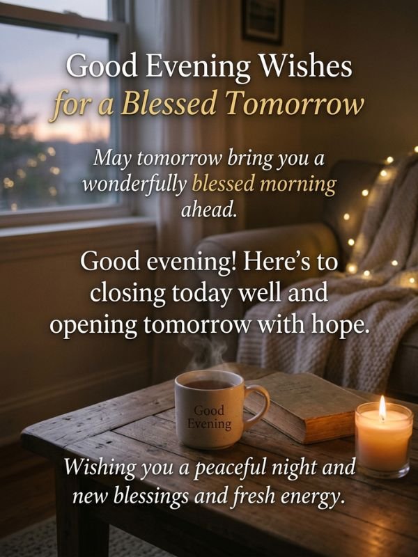 Good Evening Wishes for a Blessed Tomorrow