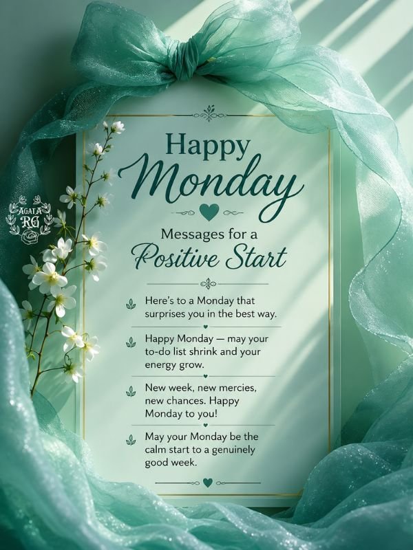 Happy Monday Messages for a Positive Start