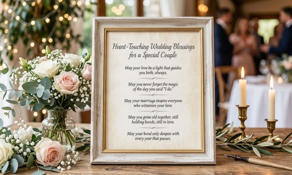 Heart-Touching Wedding Blessings for a Special Couple