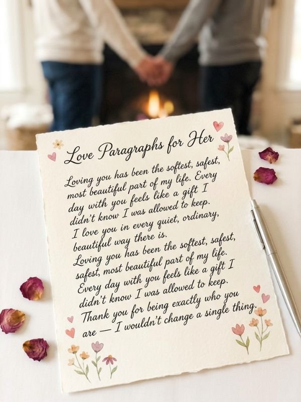 Love Paragraphs for Her