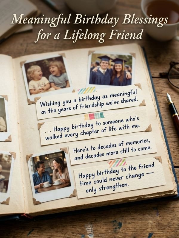 Meaningful Birthday Blessings for a Lifelong Friend