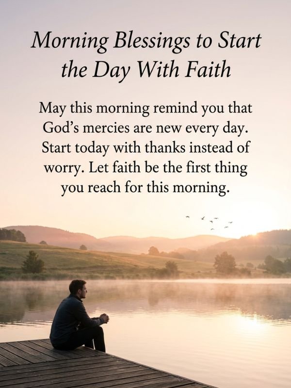 Morning Blessings to Start the Day With Faith