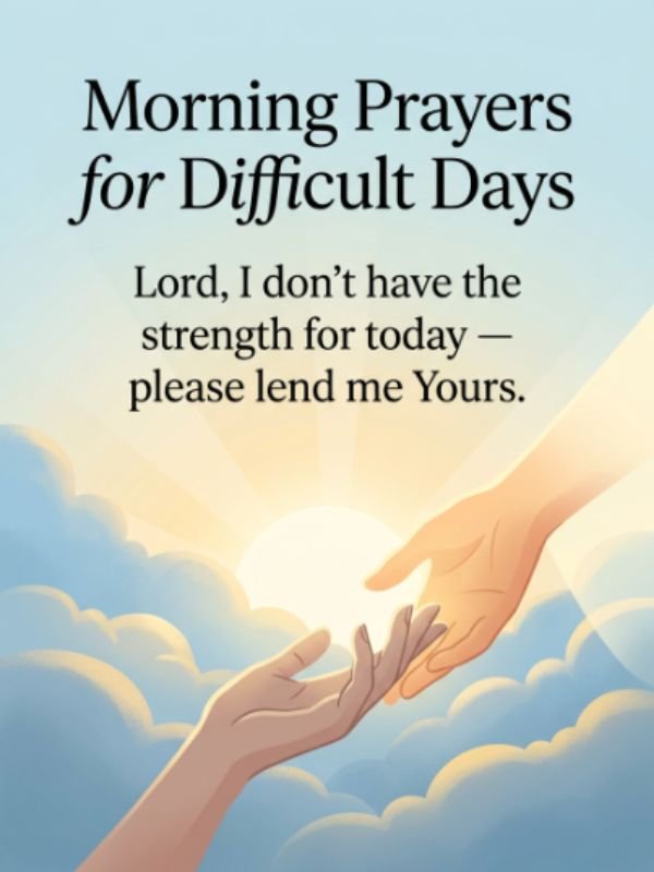 Morning Prayers for Difficult Days