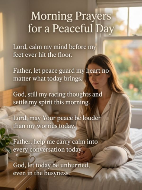 Morning Prayers for a Peaceful Day