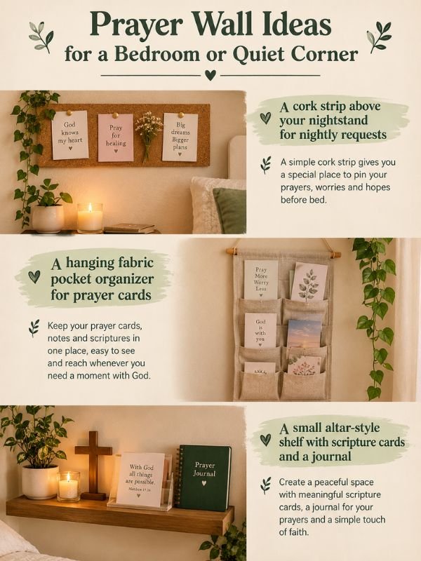 Prayer Wall Ideas for a Bedroom or Quiet Corner
