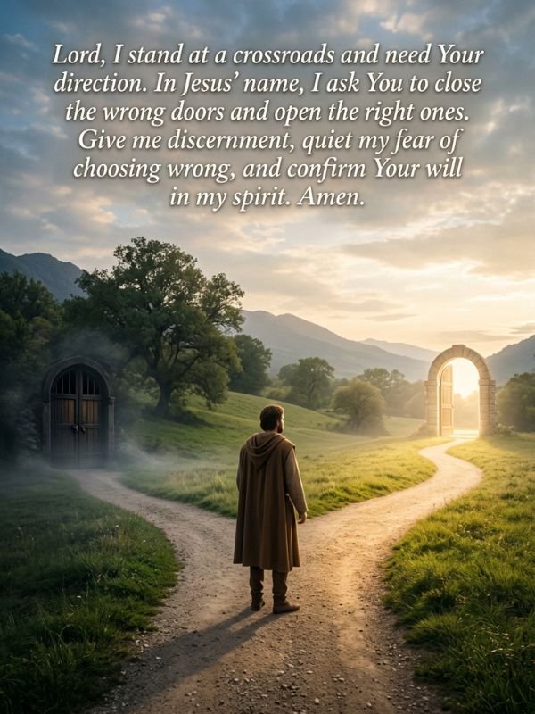 Prayer for Direction in Important Decisions