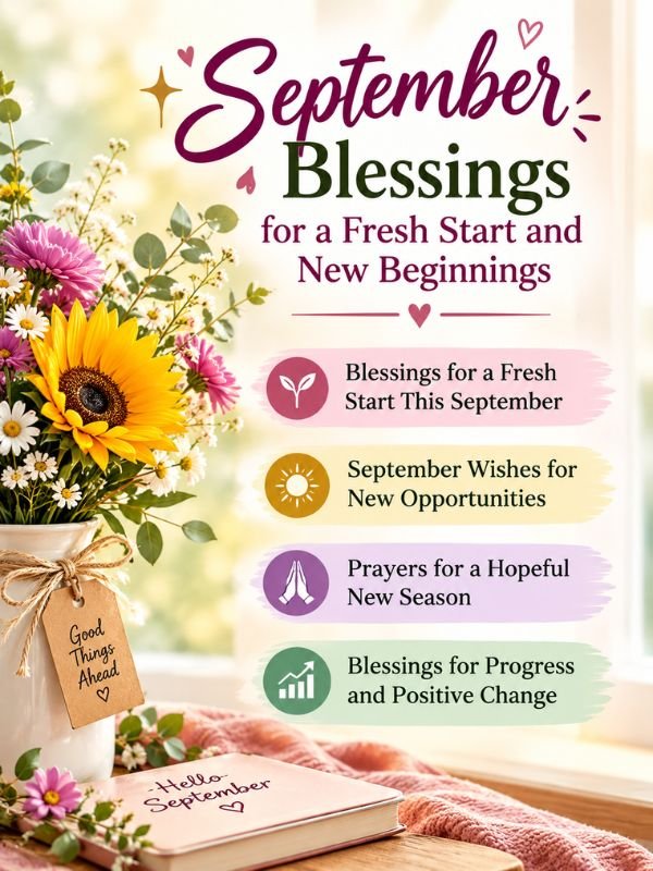 September Blessings for a Fresh Start and New Beginnings