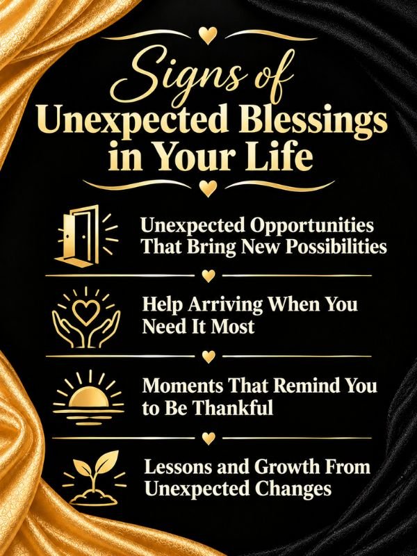 Signs of Unexpected Blessings in Your Life