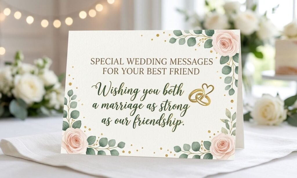 Special Wedding Messages for Your Best Friend