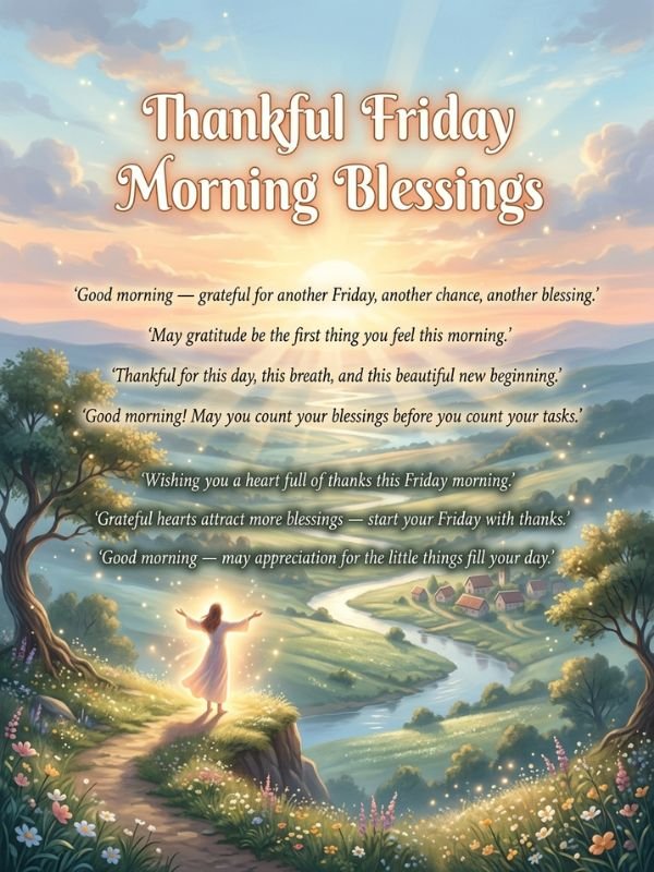 Thankful Friday Morning Blessings