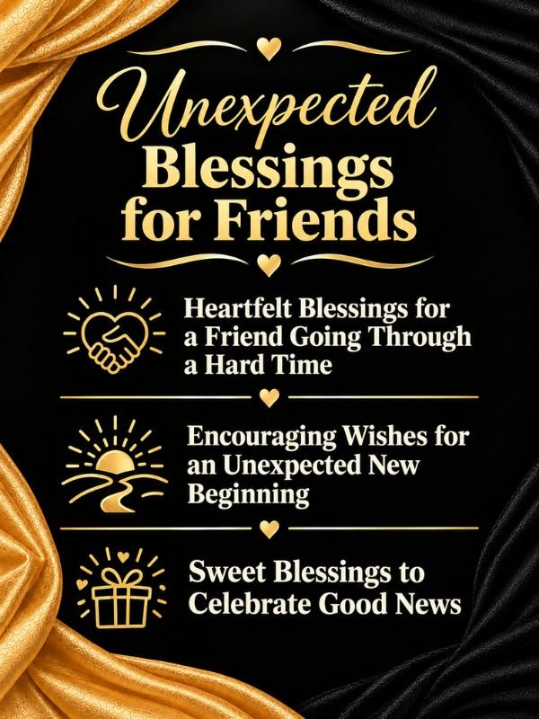 Unexpected Blessings for Friends