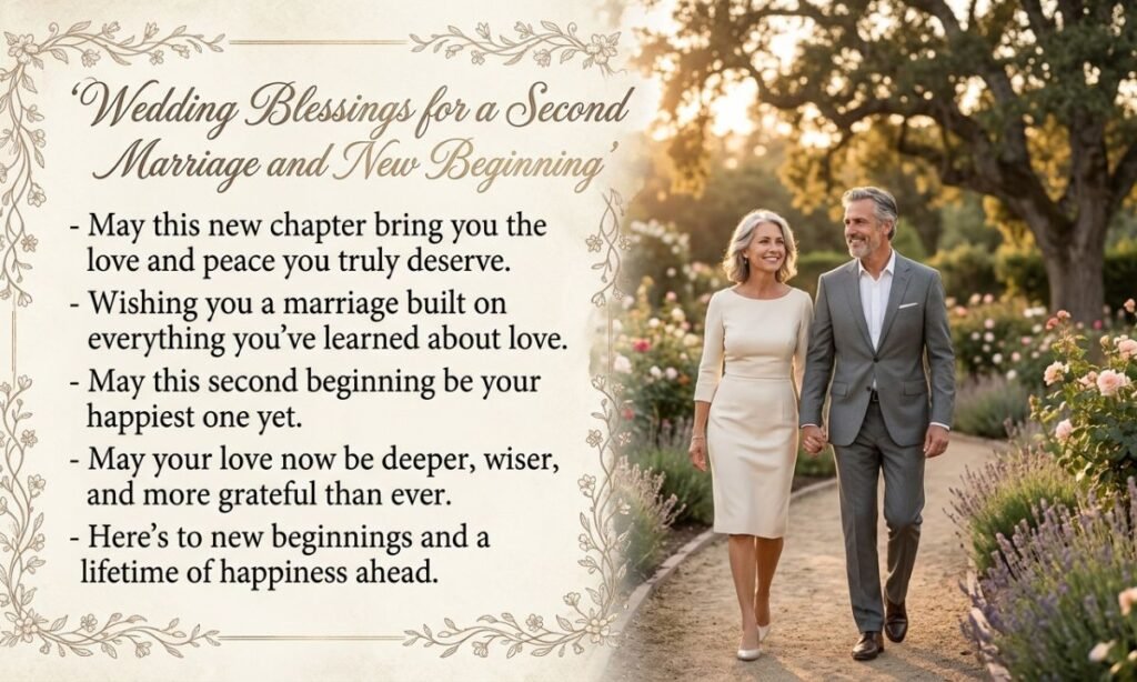 Wedding Blessings for a Second Marriage and New Beginning