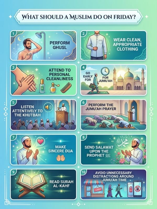What Should a Muslim Do on Friday