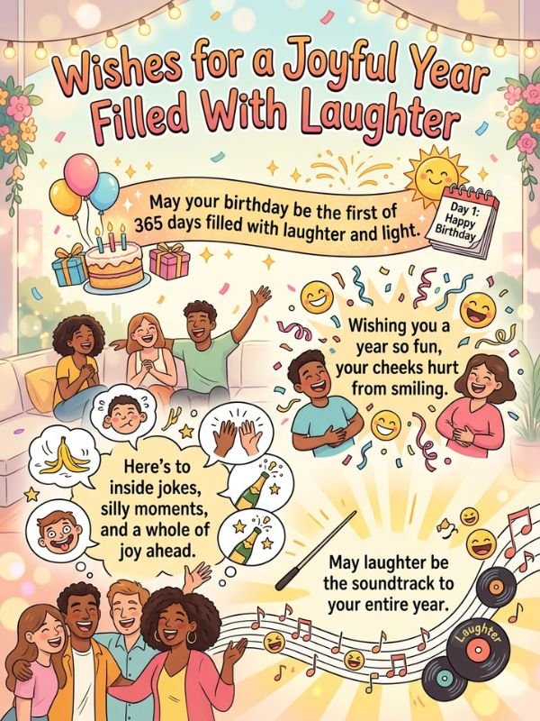 Wishes for a Joyful Year Filled With Laughter