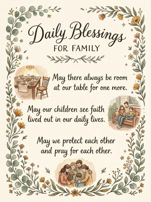 Daily Blessings for Family