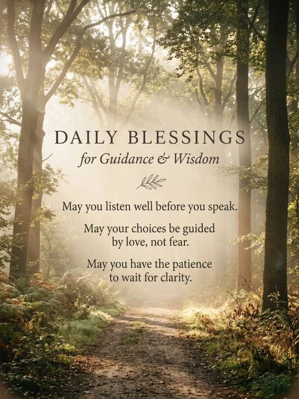 Daily Blessings for Guidance and Wisdom