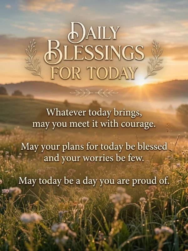 Daily Blessings for Today