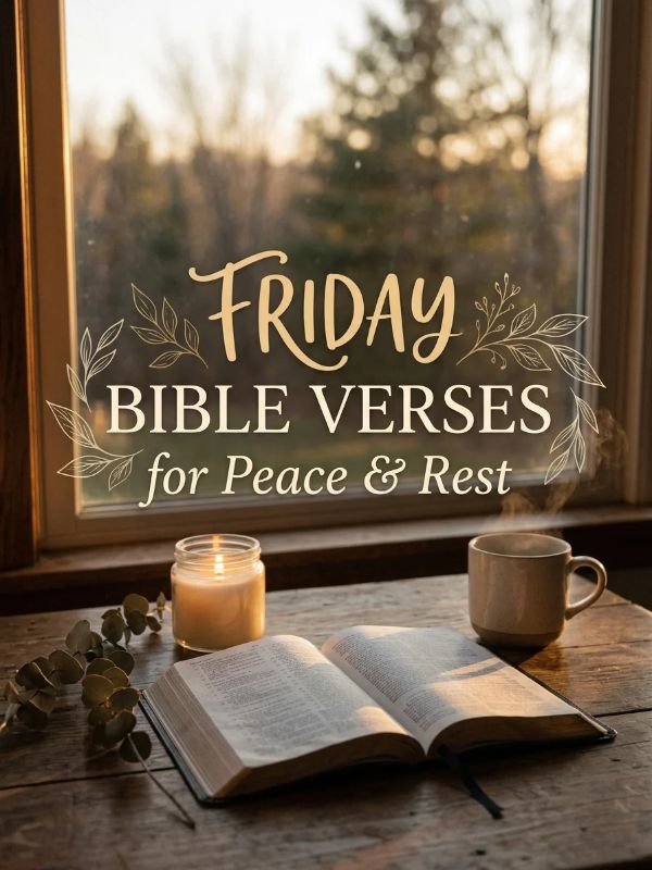 Friday Bible Verses for Peace and Rest