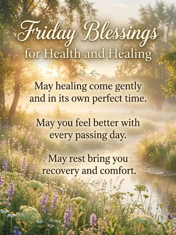 Friday Blessings for Health and Healing