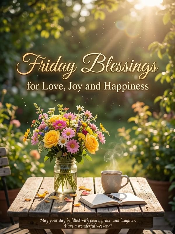 Friday Blessings for Love Joy and Happiness