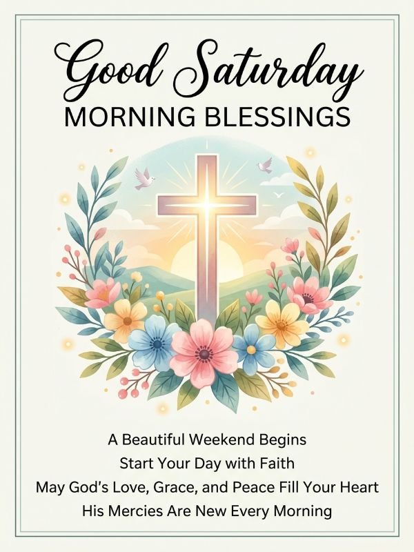 Good Saturday Morning Blessings