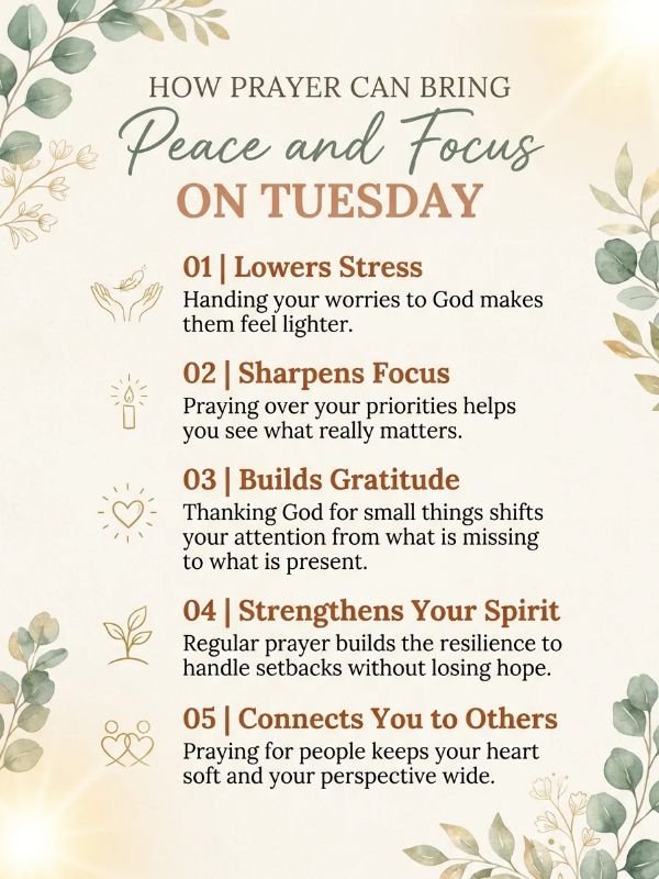 How Prayer Can Bring Peace and Focus on Tuesday