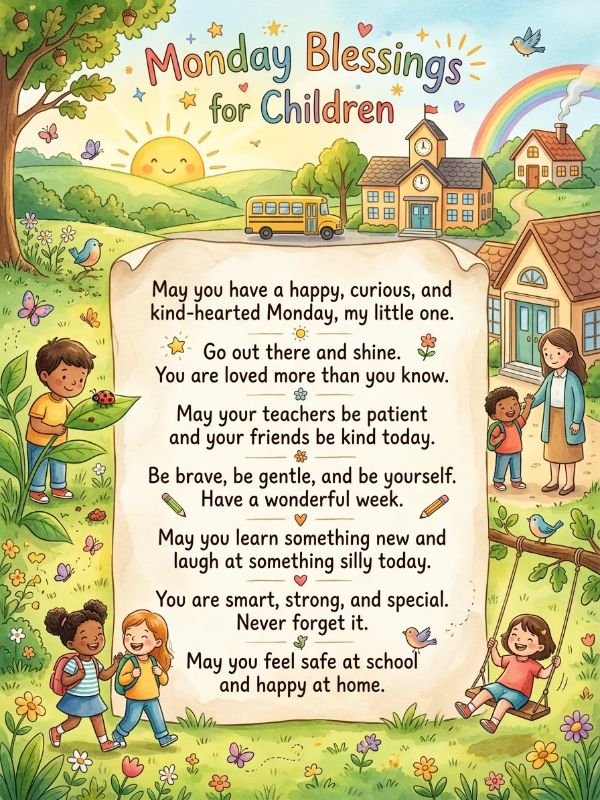 Monday Blessings for Children