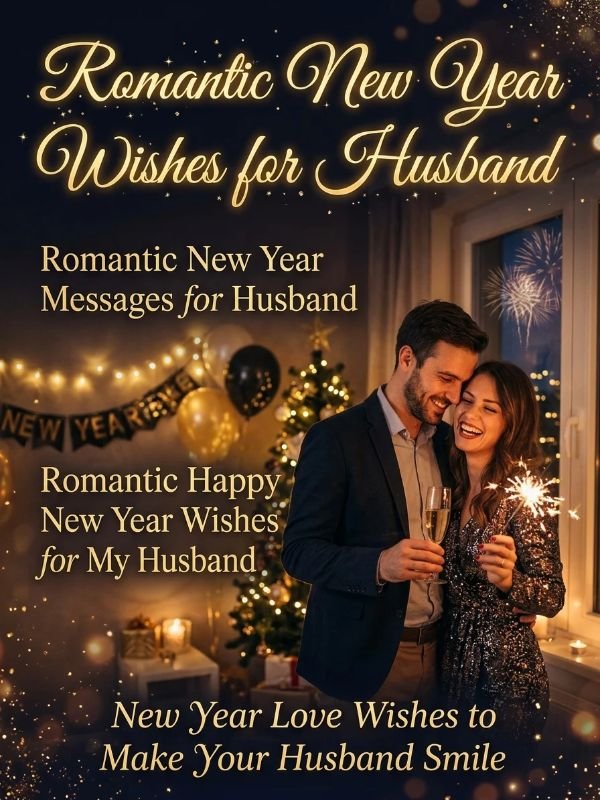 Romantic New Year Wishes for Husband