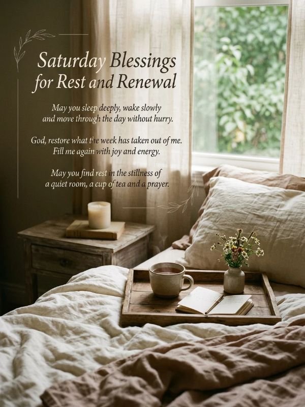 Saturday Blessings for Rest and Renewal
