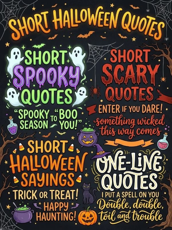 Short Halloween Quotes