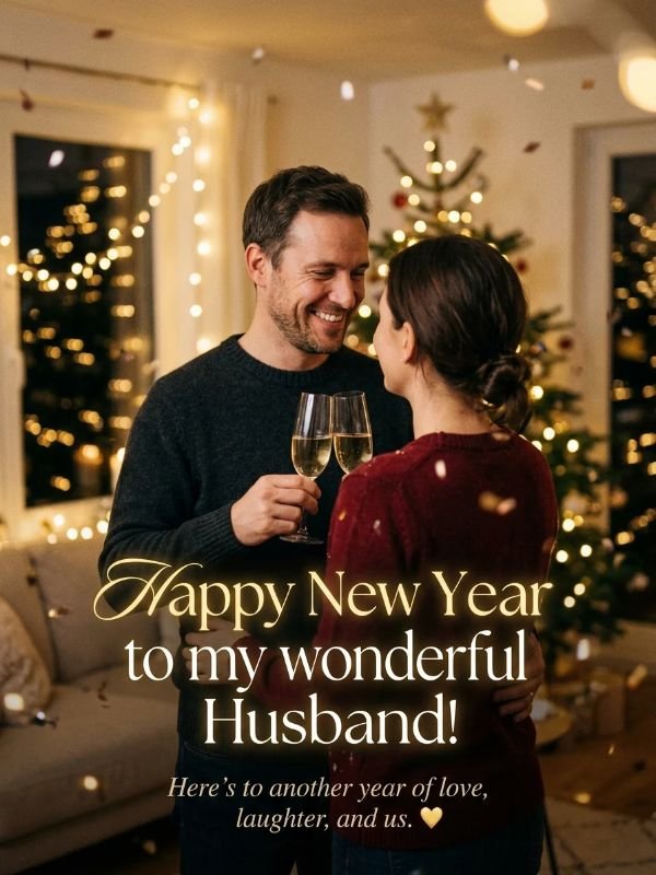 Short New Year Wishes for Husband