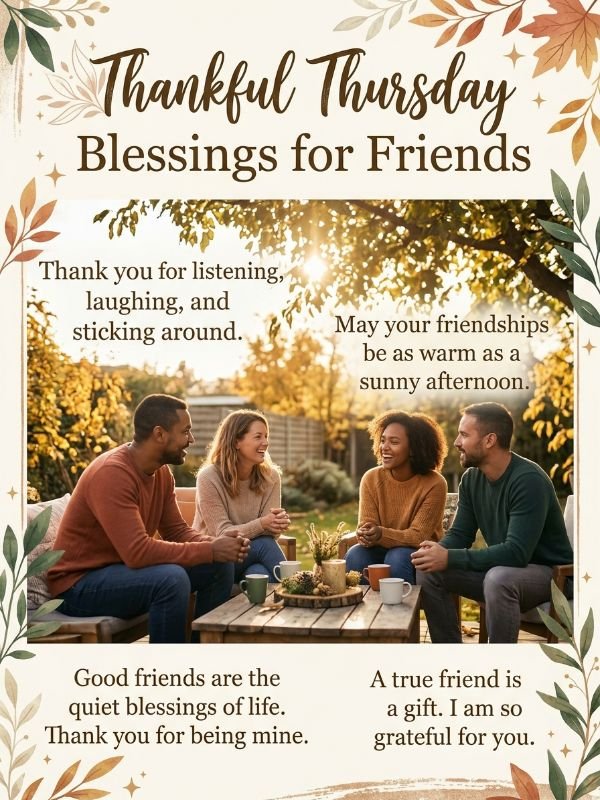 Thankful Thursday Blessings for Friends