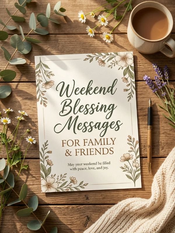 Weekend Blessing Messages for Family and Friends