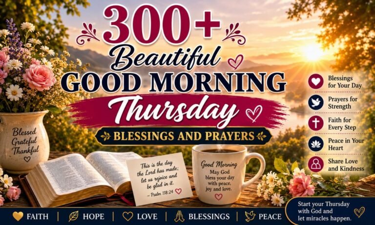 300+ Good Morning Thursday Blessings