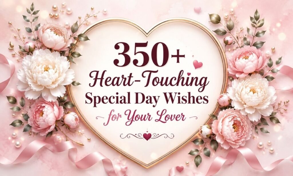 350 Heart Touching special day wishes for your lover