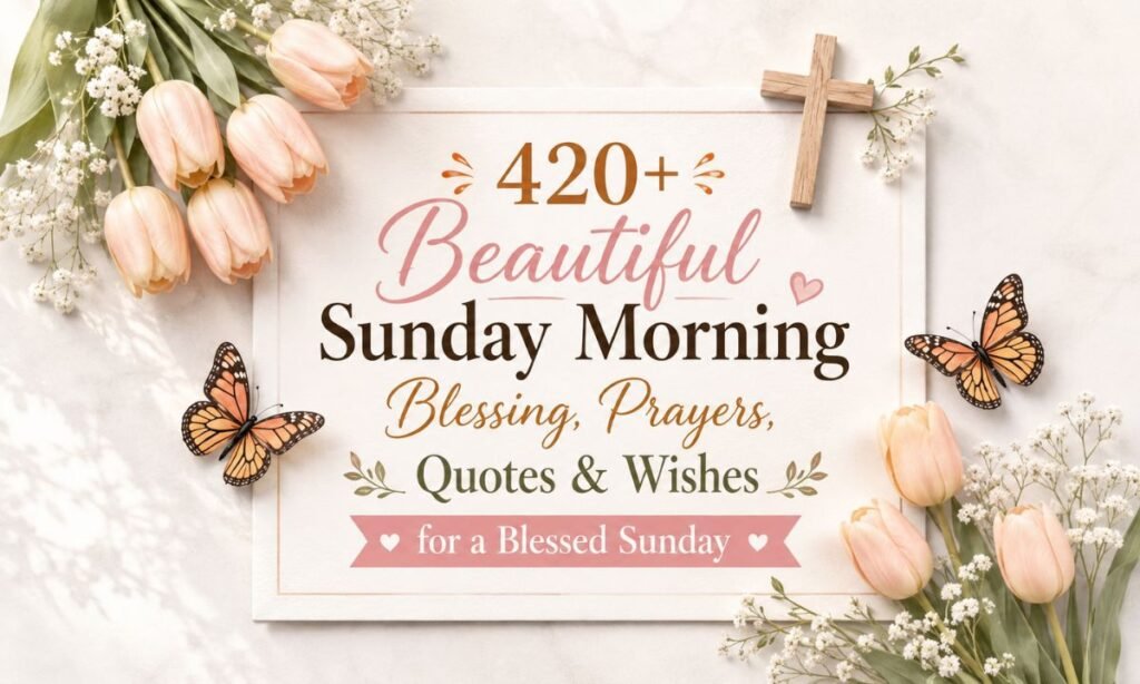 420+ Beautiful Sunday Morning Blessing