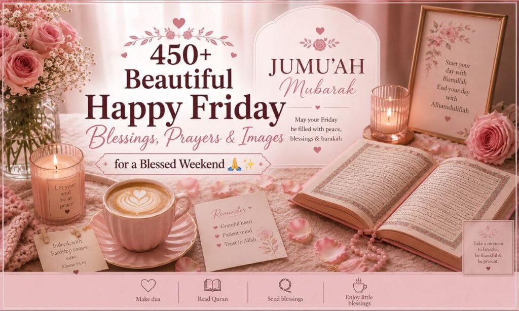 450+ Beautiful Happy Friday Blessings
