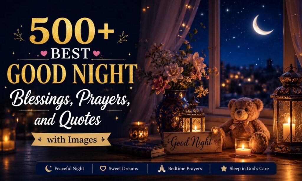 _500+ Best Good Night Blessings