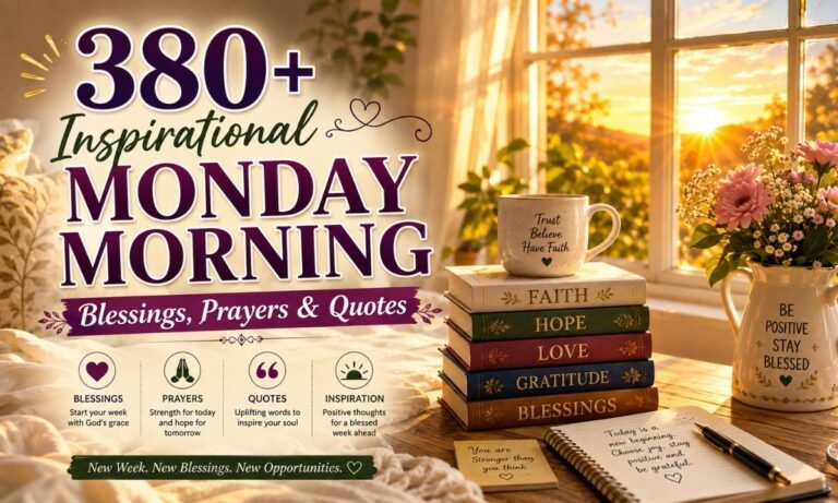 Inspirational Monday Morning Blessings