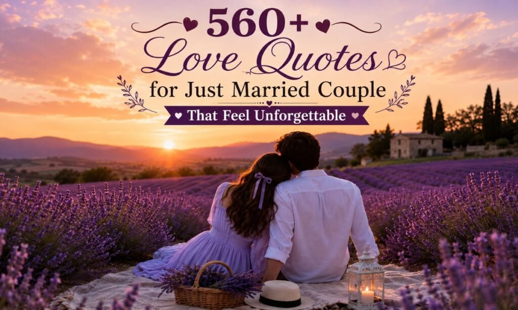 Love Quotes for Just Married Couple