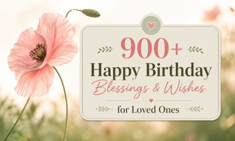 Happy Birthday Blessings & Wishes for Loved Ones