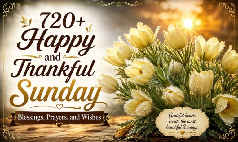 Happy and Thankful Sunday Blessings