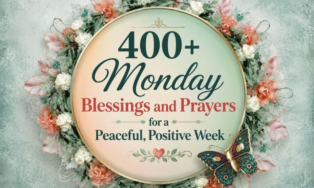Monday Blessings and Prayers