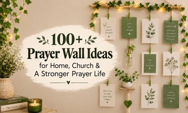 Prayer Wall Ideas for Home