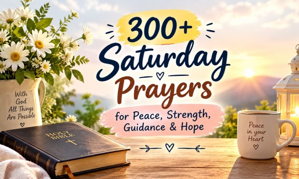 Saturday Prayers for Peace