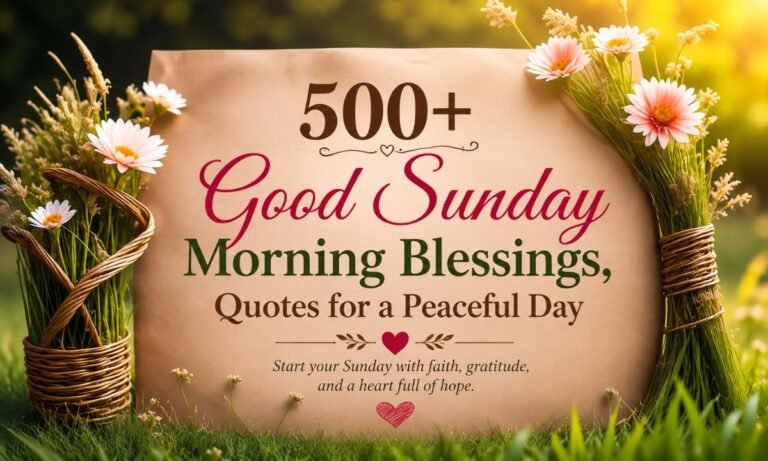 Sunday Morning Blessings