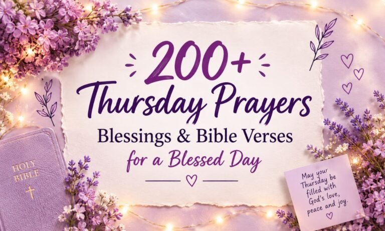 Thursday Prayers