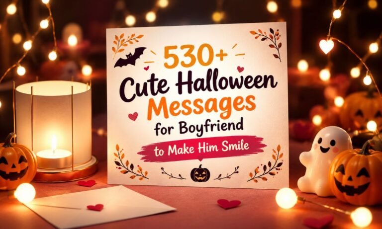 Halloween Messages for Boyfriend