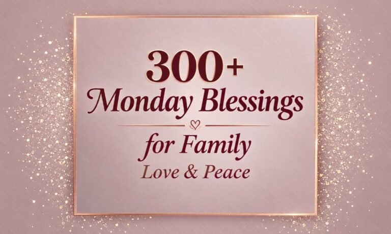 Monday Blessings for Family