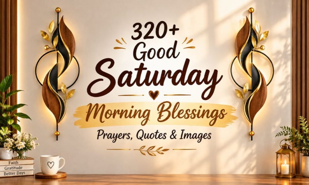 Saturday Morning Blessings